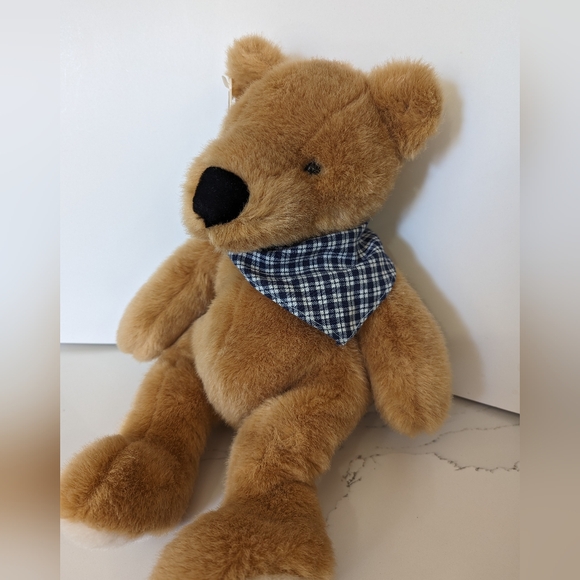 Ganz heritage collection brown bear. 1999. Excellent condition. Handkerchief. - Picture 3 of 6